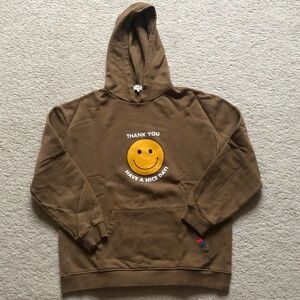 Kule hooded sweatshirt in brown, size: XS